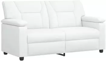 vidaXL Sofa wei&szlig;, Kunstleder, 171x85x93cm
