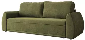 Mirjan24 Floxi Schlafsofa mit Bettkasten, Chenille, gr&uuml;n, 244x96x96cm (800002107555)