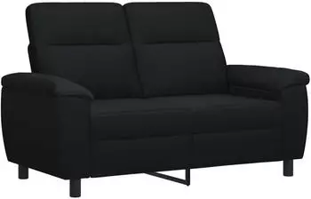 vidaXL Sofa schwarz 158x90x95cm Stoff (42040920)