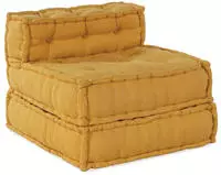 vidaXL Modulares Sofaelement Gelb 70x70x54 cm Stoff