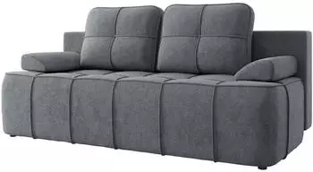 Mirjan24 Lover Schlafsofa mit Bettkasten, grau, 202x95x95cm (800002107742)