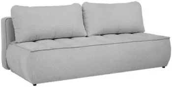 Beautysofa Doris Schlafsofa hellgrau, Bettkasten, DL-System, Bonellfederung (800001886268)