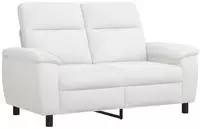 vidaXL Sofa Wei&szlig; 158 x 90 x 95 cm Stoff
