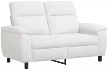 vidaXL Sofa wei&szlig; 158x90x95cm Stoff