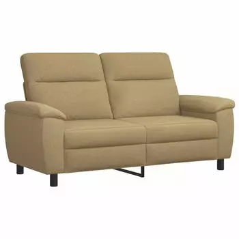 vidaXL Sofa hellbraun Stoff 178x90x95cm