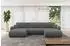 ALTDECOR Bery-U Wohnlandschaft U-Form mit Schlaffunktion, Bouclé, grau, 377x193x88cm