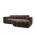 Masseno TISI Ecksofa L-Form, Chenille, braun, 274x165cm (800002130523)