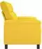 vidaXL 2-Sitzer Sofa Stoff, hellgelb