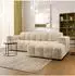 Masseno TISI Ecksofa L-Form, Chenille, creme (800002130524)