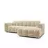 Masseno TISI Ecksofa L-Form, Chenille, creme (800002130524)