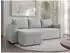 Mirjan24 Darlan Eckschlafsofa L-Form mit Bettkasten, hellgrau, 245x143cm (800002107571)