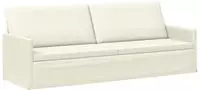 vidaXL 3-Sitzer Sofa Creme 220 x 81 x 82 cm Cordstoff