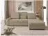 Mirjan24 Soreno Eckschlafsofa L-Form rechts, hellbraun (800002107630)