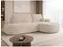 Mirjan24 Loridu O Ecksofa L-Form Schlaffunktion Bettkasten, Bouclé beige (800001992991)