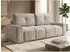 Sofnet Fluffy Schlafsofa mit Bettkasten, Bonellfederkern, Chenille, 195x145cm (Vibe 86)