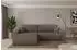 ALTDECOR BERY-L Ecksofa mit Schlaffunktion Bouclé braun 276x193x88cm (800002085632)