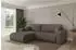 ALTDECOR BERY-L Ecksofa mit Schlaffunktion Bouclé braun 276x193x88cm (800002085632)