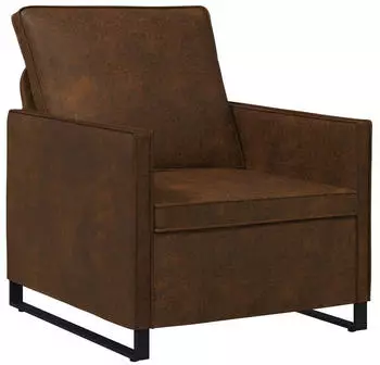vidaXL Sessel braun 70x81x82cm Kunstwildleder
