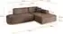 ALTDECOR IREA-L1-v2 Ecksofa L-Form, braun, 232x165cm (800001931765)
