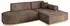 ALTDECOR IREA-L1-v2 Ecksofa L-Form, braun, 232x165cm (800001931765)
