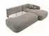 Sofnet NETO Ecksofa L-Form mit Schlaffunktion, Bettkasten, Bouclé, rosa (300x187cm)