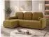 Mirjan24 Gizefa Eckschlafsofa L-Form mit Bettkasten, Chenille, braun (800002110395)
