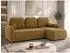 Mirjan24 Gizefa Eckschlafsofa L-Form mit Bettkasten, Chenille, braun (800002110395)