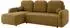 Mirjan24 Gizefa Eckschlafsofa L-Form mit Bettkasten, Chenille, braun (800002110395)