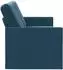 vidaXL 3-Sitzer Sofa blau, Samt, 220x81x82cm