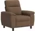 vidaXL Sofa braun 95x90x95cm Stoff