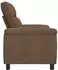 vidaXL Sofa braun 95x90x95cm Stoff