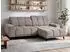 Beautysofa Marco Mini Ecksofa L-Form Chenille hellbraun 275x182cm (800002102738)