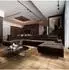 Masseno GAIAN Wohnlandschaft U-Form, Velours, braun, mit Schlaffunktion (800002130706)
