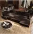 Masseno GAIAN Wohnlandschaft U-Form, Velours, braun, mit Schlaffunktion (800002130706)