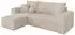 ALTDECOR SENO-L Ecksofa mit Schlaffunktion, L-Form, beige, 249x139x85cm (800002085869)
