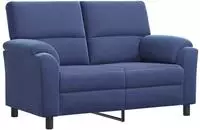vidaXL Sofa Polizeiblau 154 x 85 x 93 cm Samt