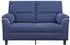 vidaXL Sofa Samt, polizeiblau, 154x85x93cm