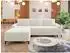 Mirjan24 Ecksofa L-Form mit Schlaffunktion & Bettkasten, Textil, creme (Aris L)