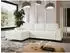 Mirjan24 Ecksofa L-Form mit Schlaffunktion & Bettkasten, Textil, creme (Aris L)