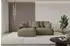 ALTDECOR ONESK-L-v1 Ecksofa mit Schlaffunktion L-Form braun Velours (800001936300)