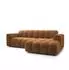 Masseno TISI Ecksofa L-Form, Chenille, hellbraun (800002130525)