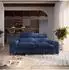 Masseno Benete Schlafsofa 2-Sitzer Cordstoff blau (800002130460)