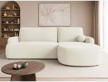 Mirjan24 Loridu Ecksofa mit Schlaffunktion und Bettkasten, L-Form (PR M24)