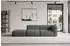 ALTDECOR MIRA-S3 modulares Sofa mit Ottomane rechts, grau Bouclé, 296x89x70cm (800002003580)
