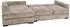 WFL GROUP Dahlia Ecksofa L-Form Schlaffunktion Bettkasten, Chenille beige (800002100960)