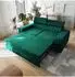 Masseno Solan Schlafsofa Velours-Stoff grün (800002130310)