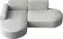 WFL GROUP Hana Ecksofa L-Form 3-Sitzer, Bouclé, hellgrau (800002100723)