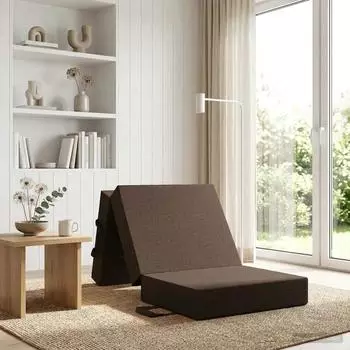 vidaXL Klappsofa 90x63x45cm taupe