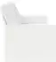 vidaXL 3-Sitzer Sofa Stoff weiß 190x81x82cm