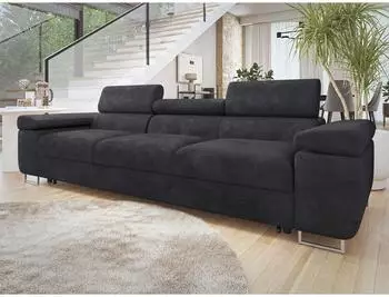 Mirjan24 Torezio 3 Bis Schlafsofa 3-Sitzer, einstellbare Kopfst&uuml;tzen, 263x102x90cm (800001433375)